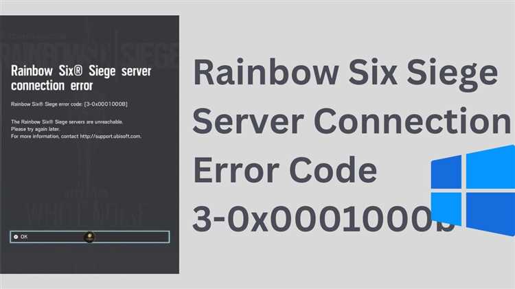 Как исправить код ошибки Rainbow Six Siege 3-0x0001000b