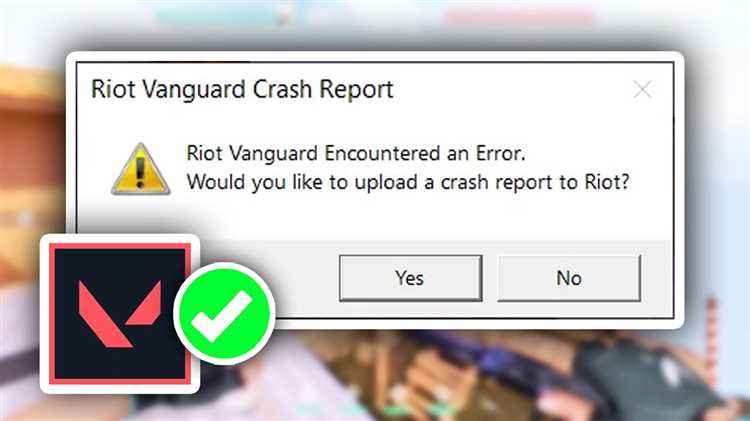 Решение проблемы Riot Vanguard Crashed на Valorant