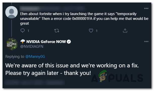 Ошибка 0x000001FA с Nvidia GeForce Now: и ее решение