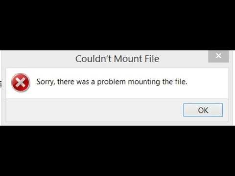 Устранение проблемы с монтированием файла: Извините, возникла ошибка